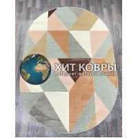 Бельгийский ковер Genova 38529_565651 Разноцветный овал